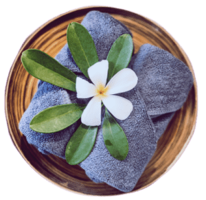 welcome-towels-decorated-with-plumeria-flowers welcome-towels-decorated-with-plumeria-flowers